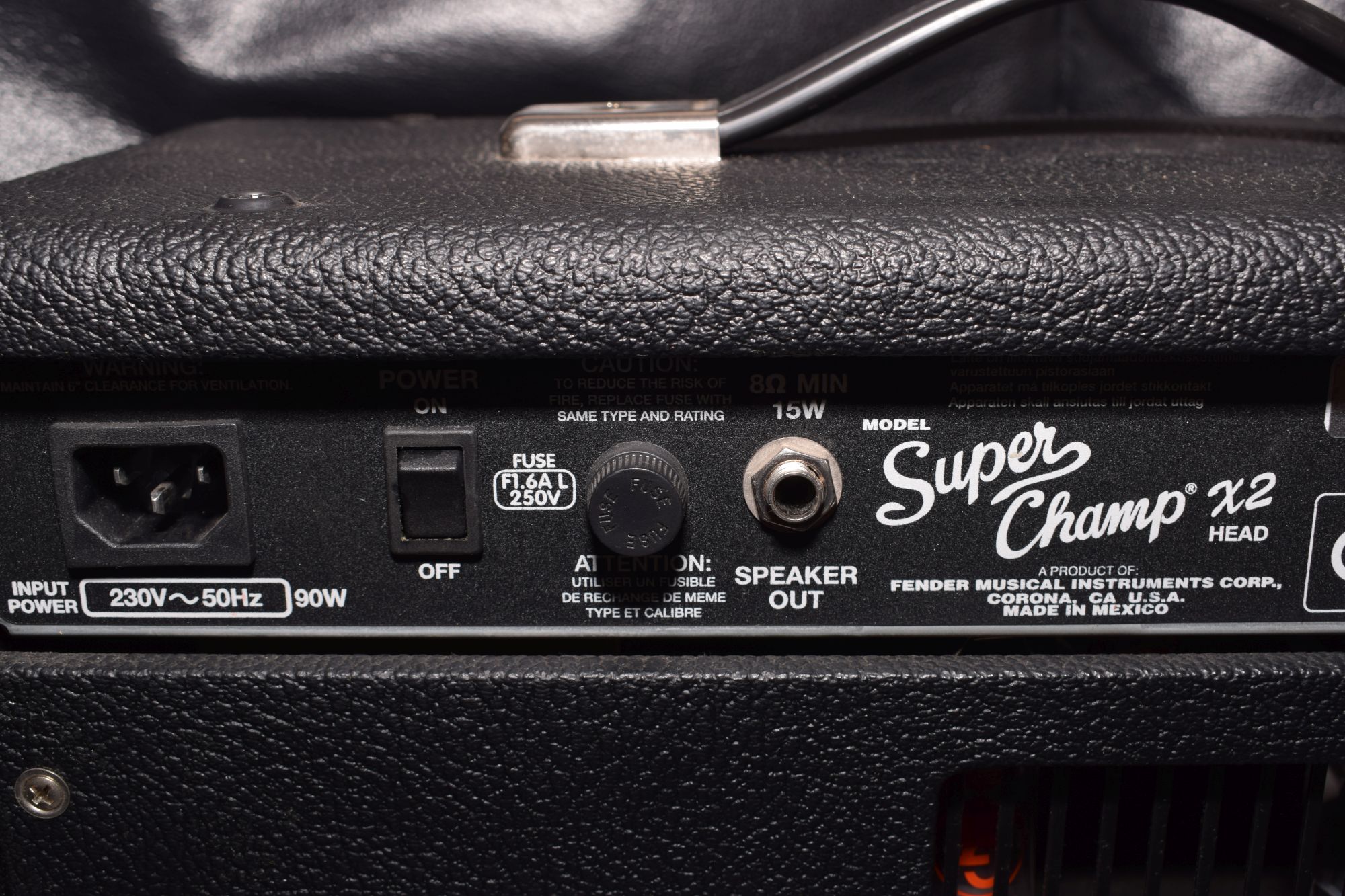 Fender Super Champ X2 Vintage Modified Tube Amp Head