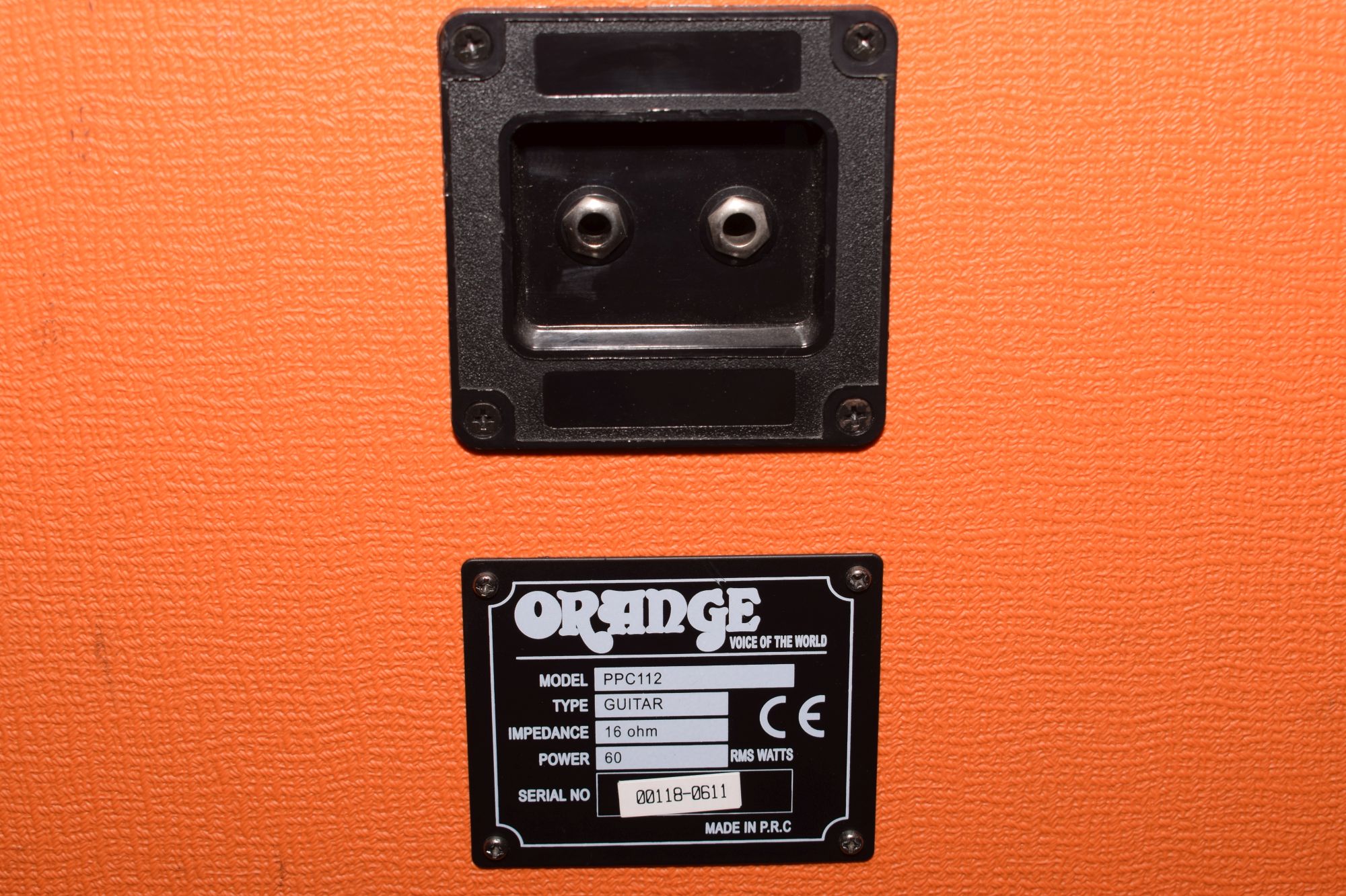 Orange PPC 112 Closed Back Cabinet