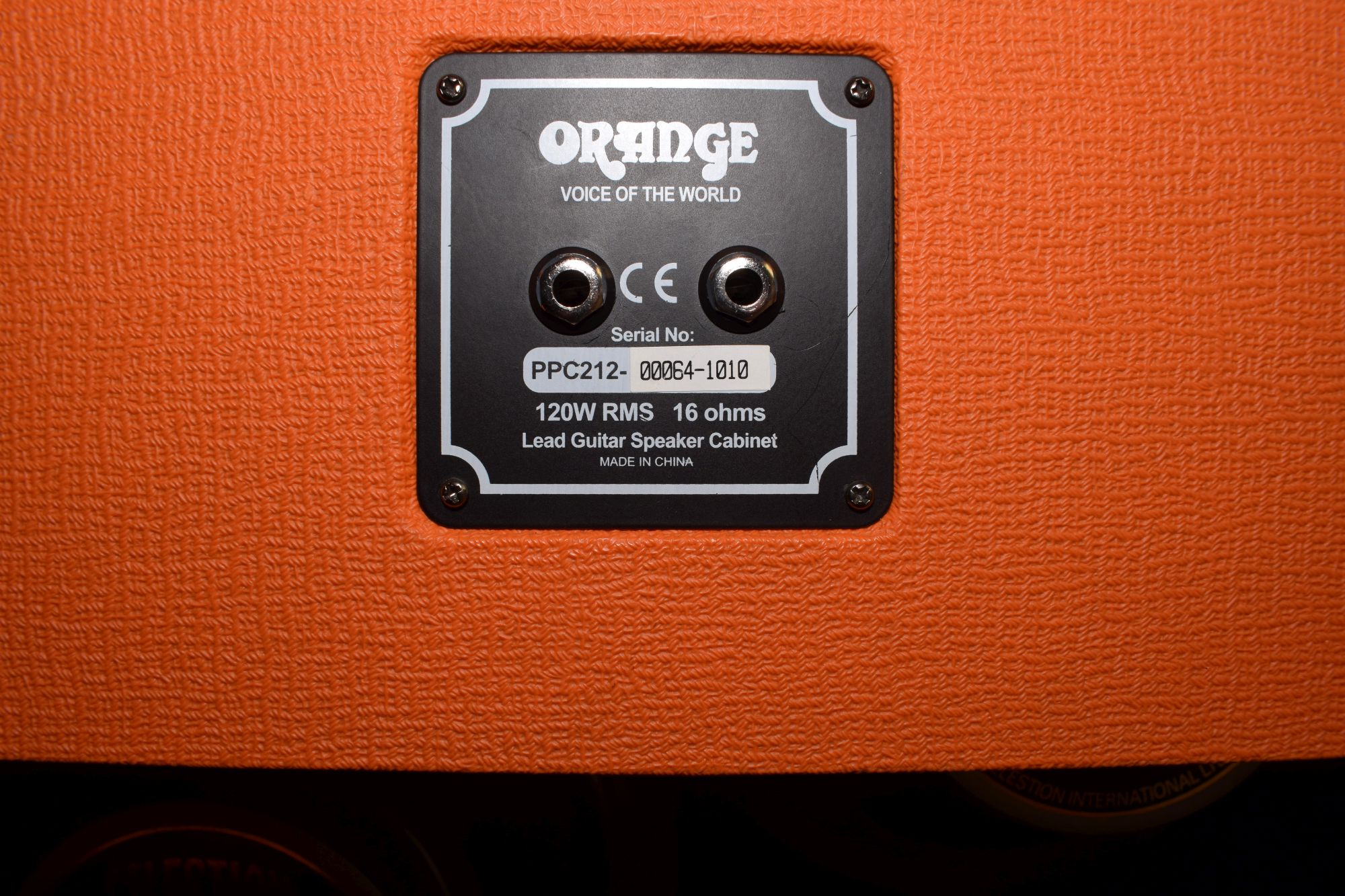 Orange PPC 212 Open Back Cabinet