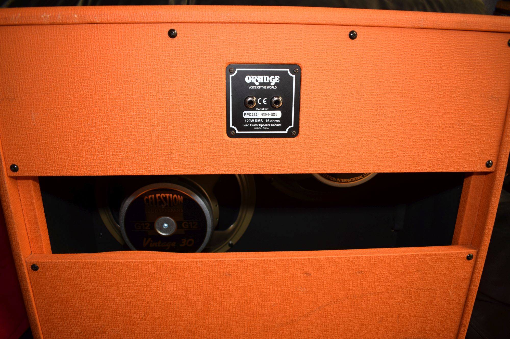 Orange PPC 212 Open Back Cabinet